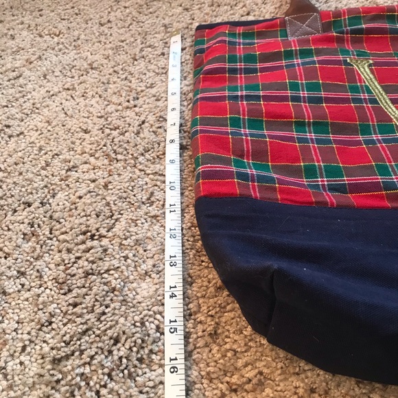 W Monogram Plaid Bag - Picture 4 of 7